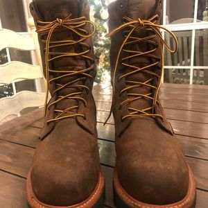 Red Wing Loggermax steel toe work boot WORN ONCE!